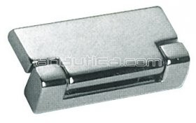 Chrome plated brass hinges. 60x34mm
